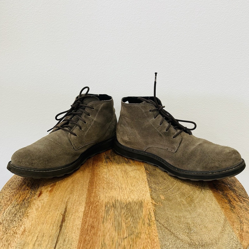 Sorel Madson II Chukka Mens Size 13 Taupe Waterproof Suede Boots Winter